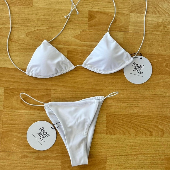 Princess Polly White String Bikini Set - Picture 4 of 5